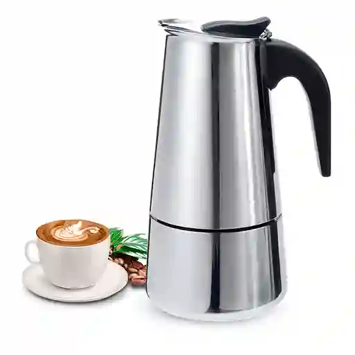 Cafetera Prensa Italiana Café Espresso Acero Quirurgico 6tz