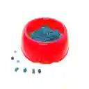 Comedero Redondo Gigante D. 26cm A. 8 Cm Rojo