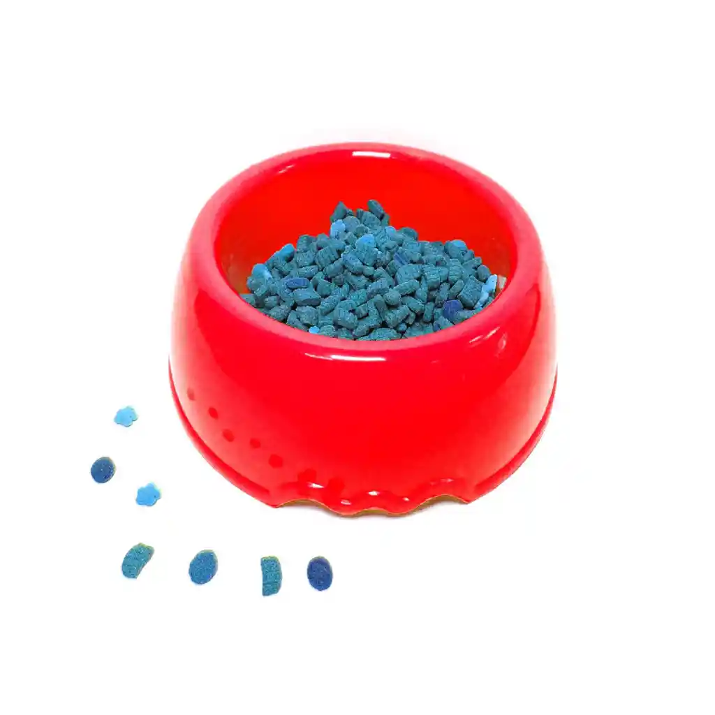 Comedero Redondo Gigante D. 26cm A. 8 Cm Rojo