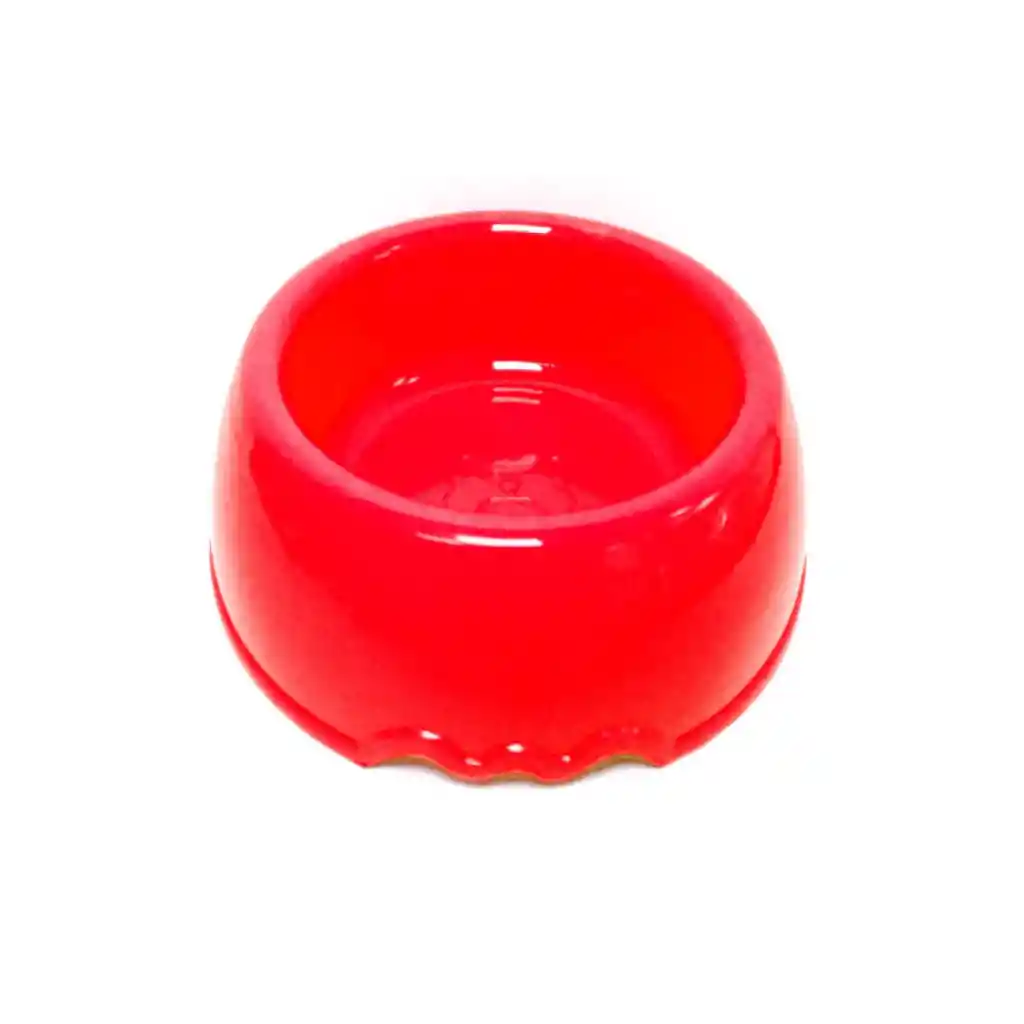 Comedero Redondo Gigante D. 26cm A. 8 Cm Rojo