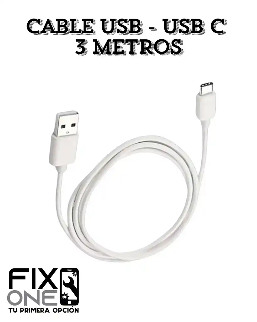 Cable Usb - Usb C 3 Metros