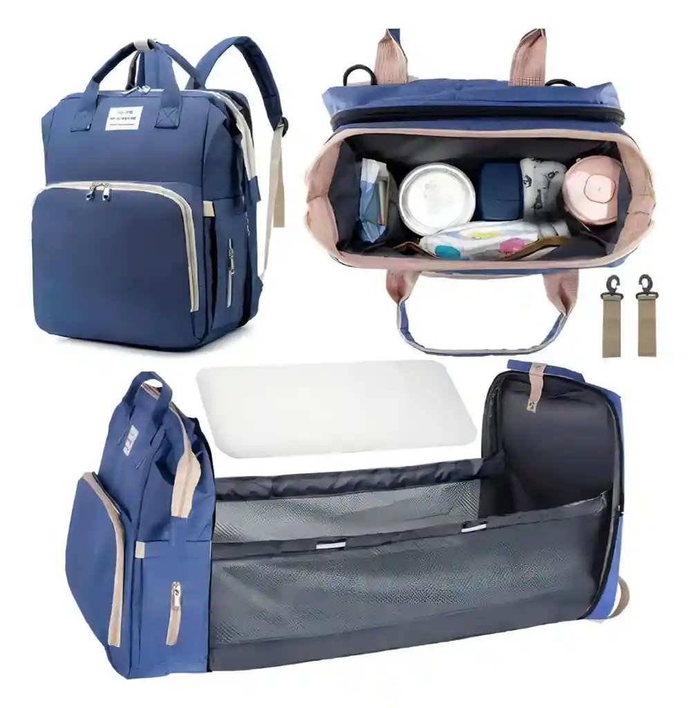 Pañalera Multifuncional Bebe Mochila Cambiador