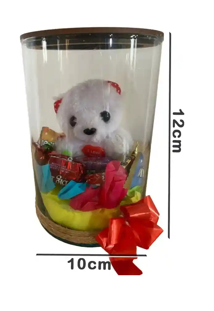 Regalo Detalle Oso De Amor Con Corazon Y Chocolates Para Cualquier Ocasión