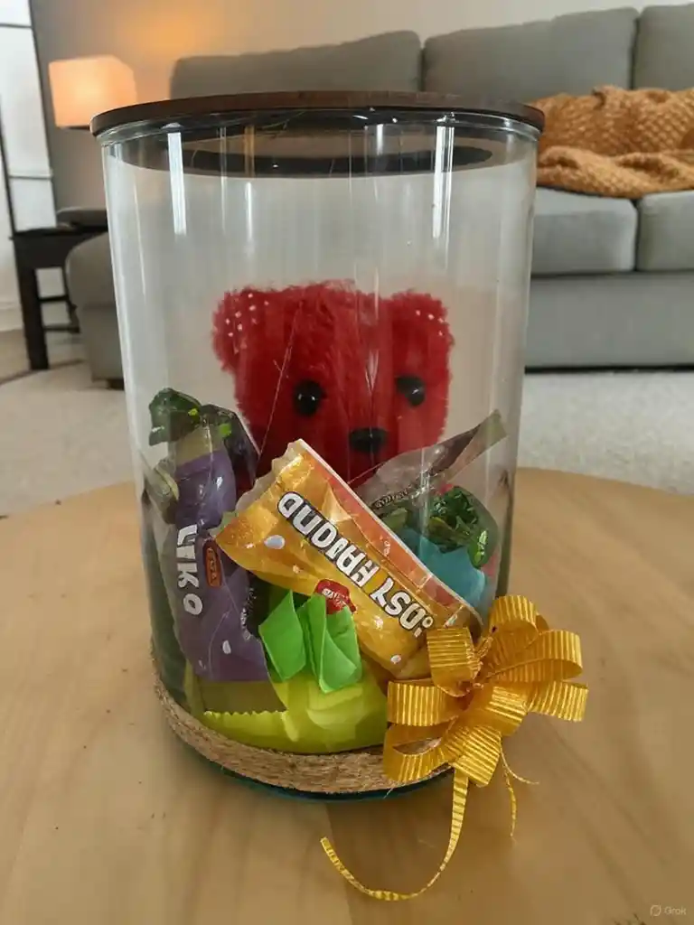 Regalo Detalle Oso De Amor Con Corazon Y Chocolates Para Cualquier Ocasión