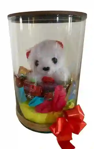 Regalo Detalle Oso De Amor Con Corazon Y Chocolates Para Cualquier Ocasión