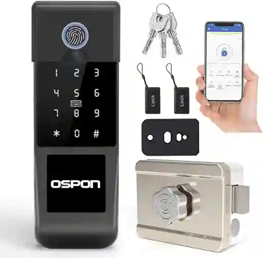 Cerradura Inteligente Electronica Lector Huellas Tuya Smart
