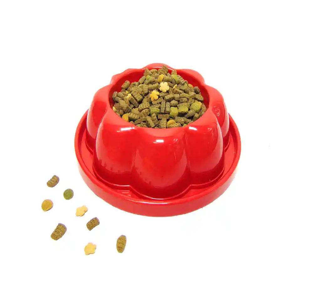 Comedero Anti Hormigas D. 26cm A. 6,5cm Rojo