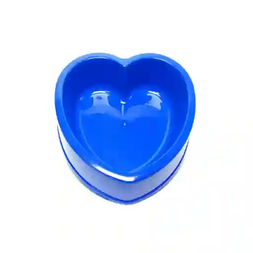 Comedero Corazón Azul