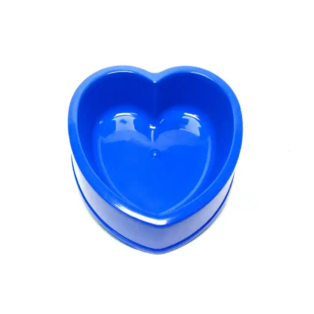 Comedero Corazón Azul