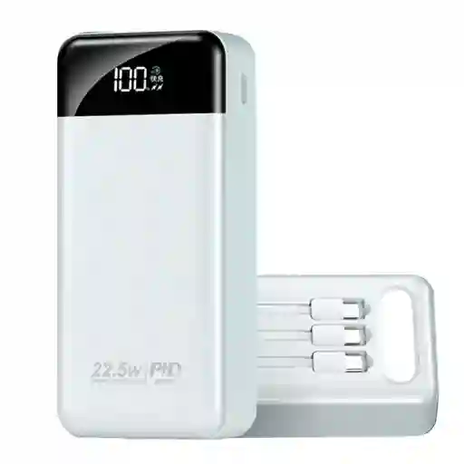 Power Bank Batería Portátil 22.5w Pd Carga Rápida 20000mah