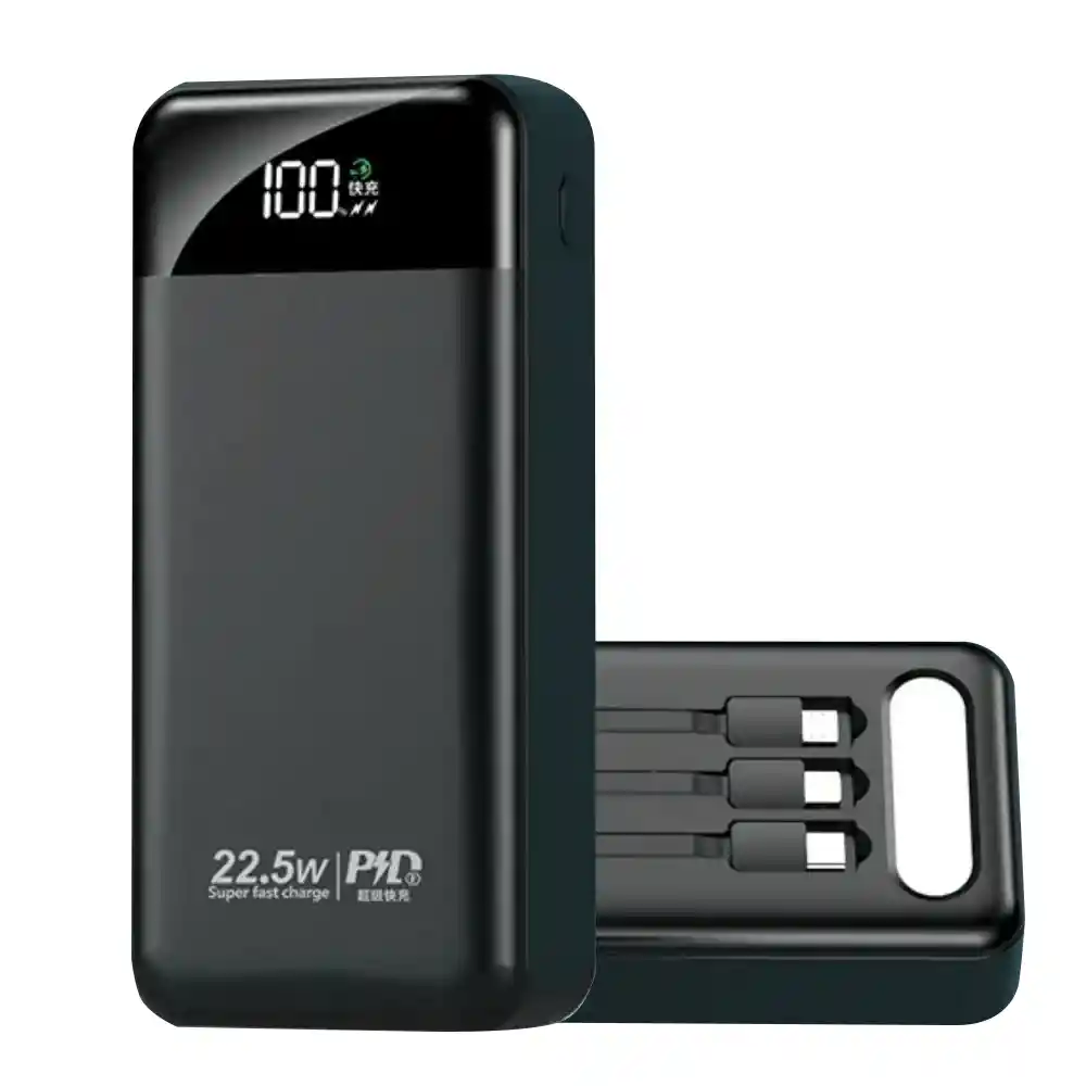 Power Bank Batería Portátil 22.5w Pd Carga Rápida 20000mah