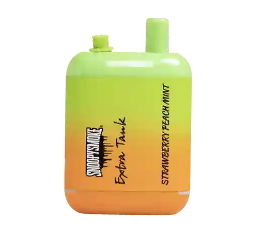Vaporizador Desechable Snoopysmoke 15.000puff Fresa Con Durazno Mint