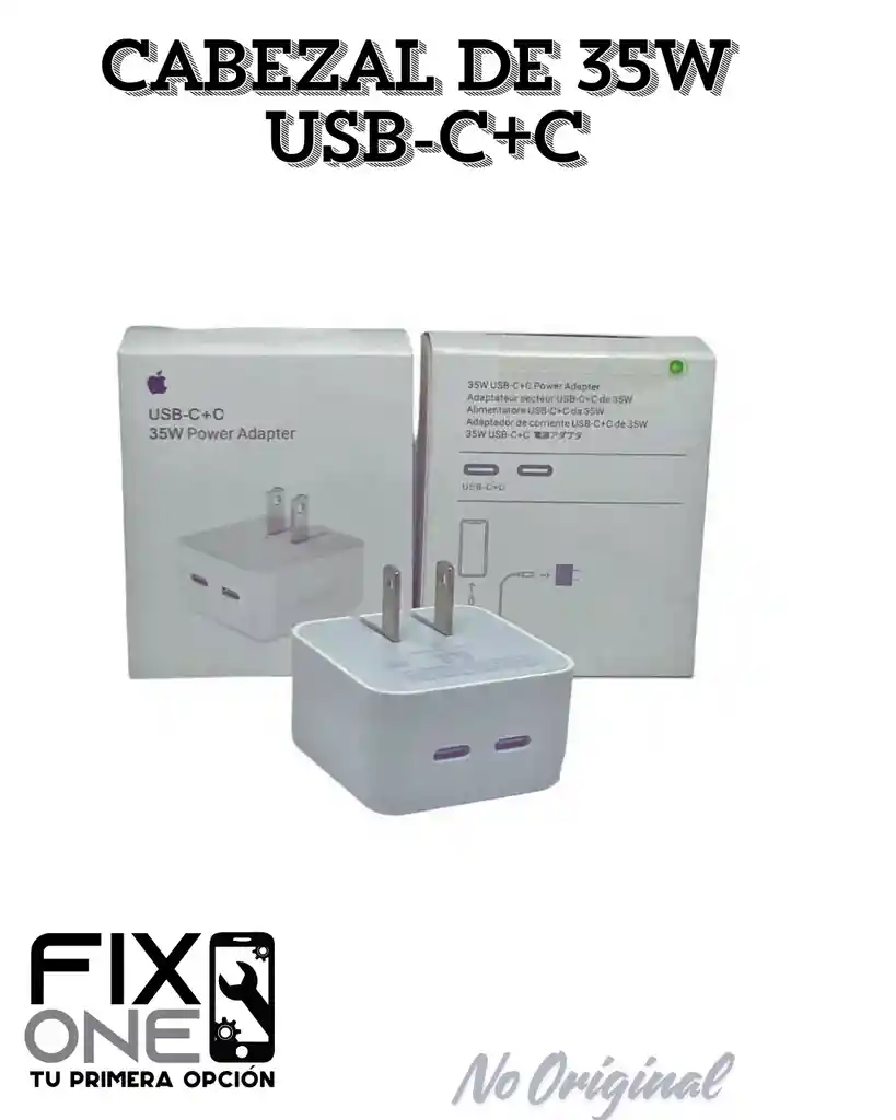 Cabezal De 35w Usb-c+c