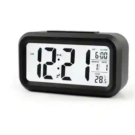 Reloj Digital Con Alarma De Mesa Colores Varios M210