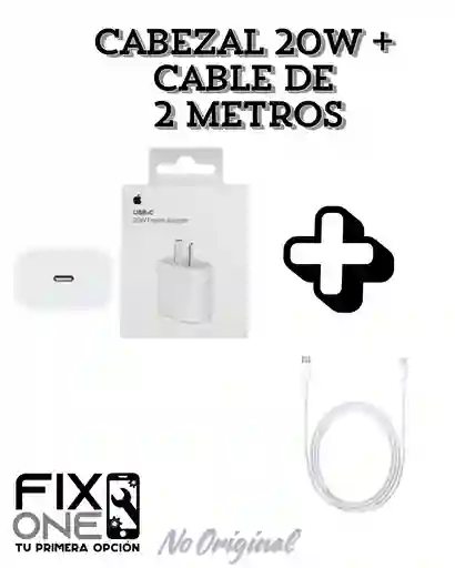 Cabezal De 20w + Cable De 2 Metros