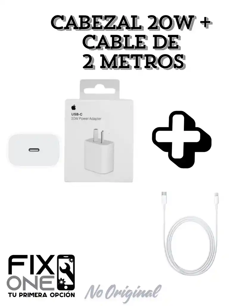 Cabezal De 20w + Cable De 2 Metros