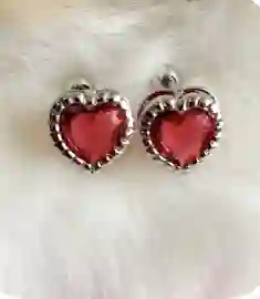 Topos Corazón Con Broche De Seguridad