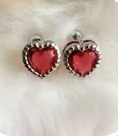 Topos Corazón Con Broche De Seguridad