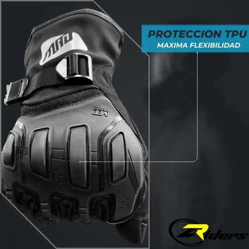 Guantes Impermeables 100% Moto Lluvia Termicos Mad Motor Disponible Talla L, M, Xl Y Xxl