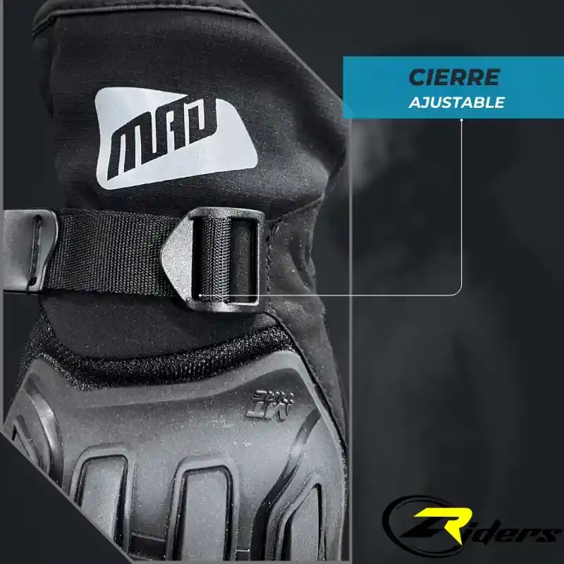 Guantes Impermeables 100% Moto Lluvia Termicos Mad Motor Disponible Talla L, M, Xl Y Xxl