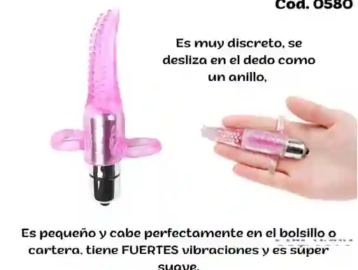 Vibrador De Dedo Ultra Discreto