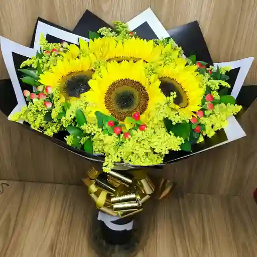 Bouquet Con 7 Girasoles