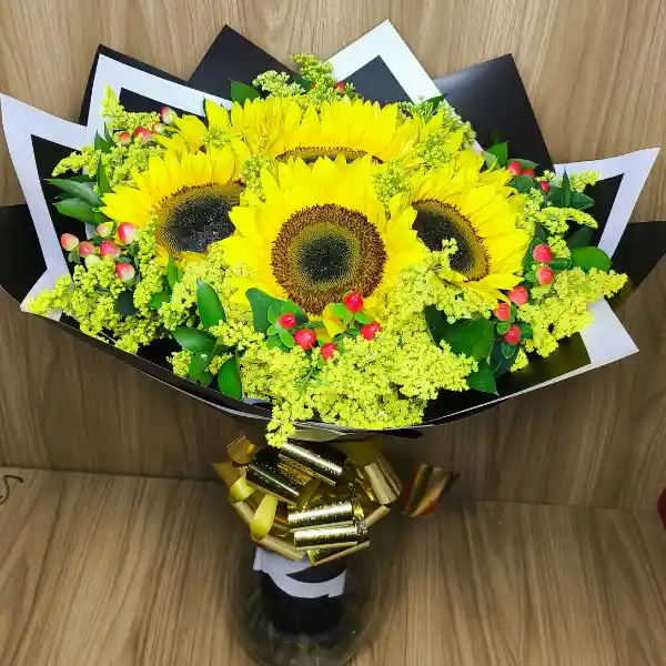 Bouquet Con 7 Girasoles