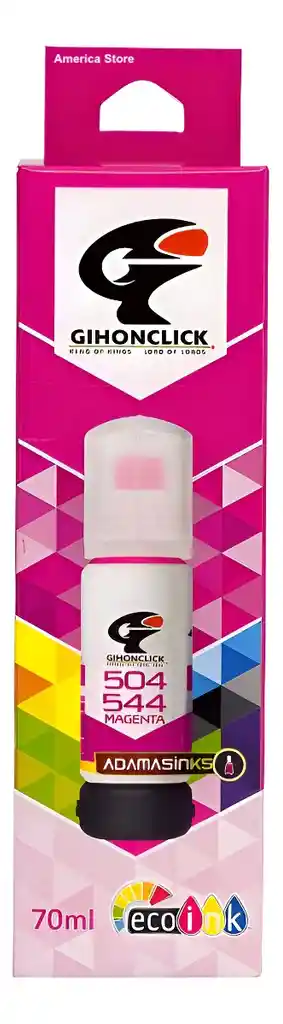 Tintas Para Impresora Epson L5190 G3102 L3150 L3110 L1110 - Magenta