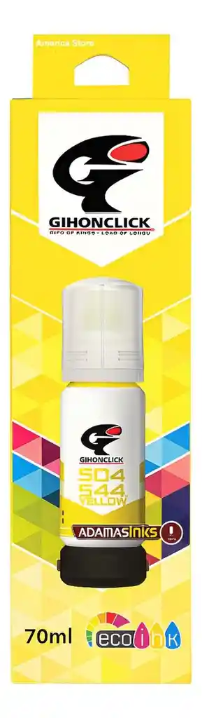 Tintas Para Impresora Epson L5190 G3102 L3150 L3110 L1110 - Amarillo