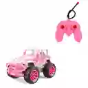 Carro Jeep Muñeca Rosa Recargable + Control Juguete Niñas