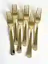 Set Cubiertos Dorados X18 Unds, Cubiertos De Lujo