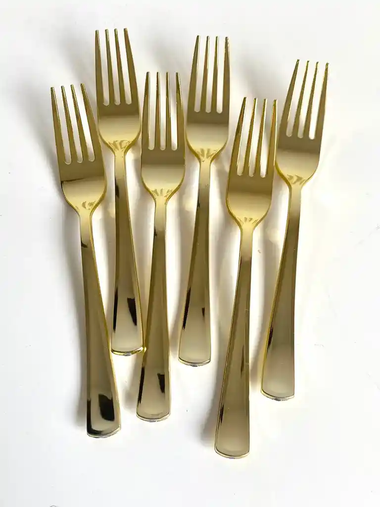 Set Cubiertos Dorados X18 Unds, Cubiertos De Lujo