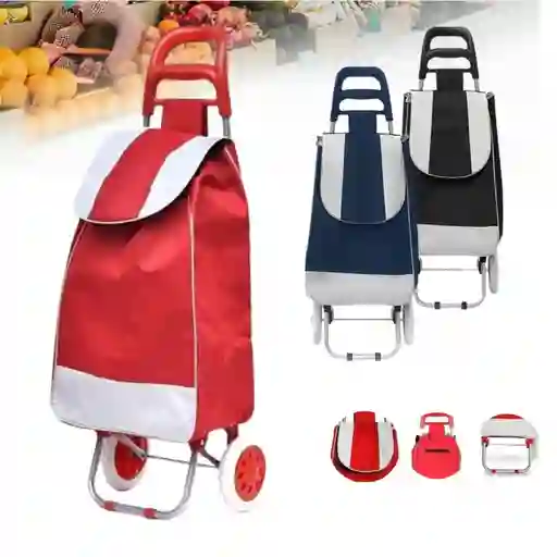 Carreta Carretilla De Mercado Carrito De Mandado Plegable