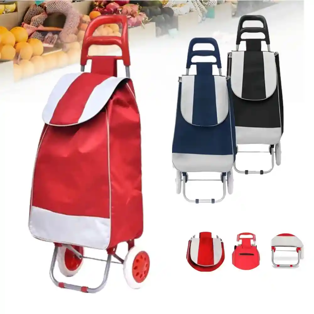 Carreta Carretilla De Mercado Carrito De Mandado Plegable