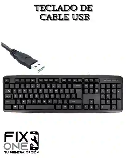 Teclado De Cable Usb
