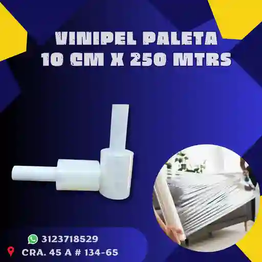 Vinipel Paleta 10 Cm X 250 Mtrs