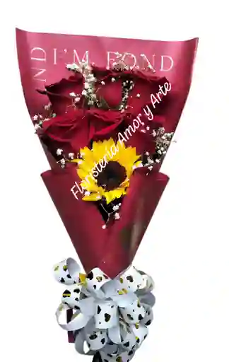 Enamora Con Rosas Rojas
