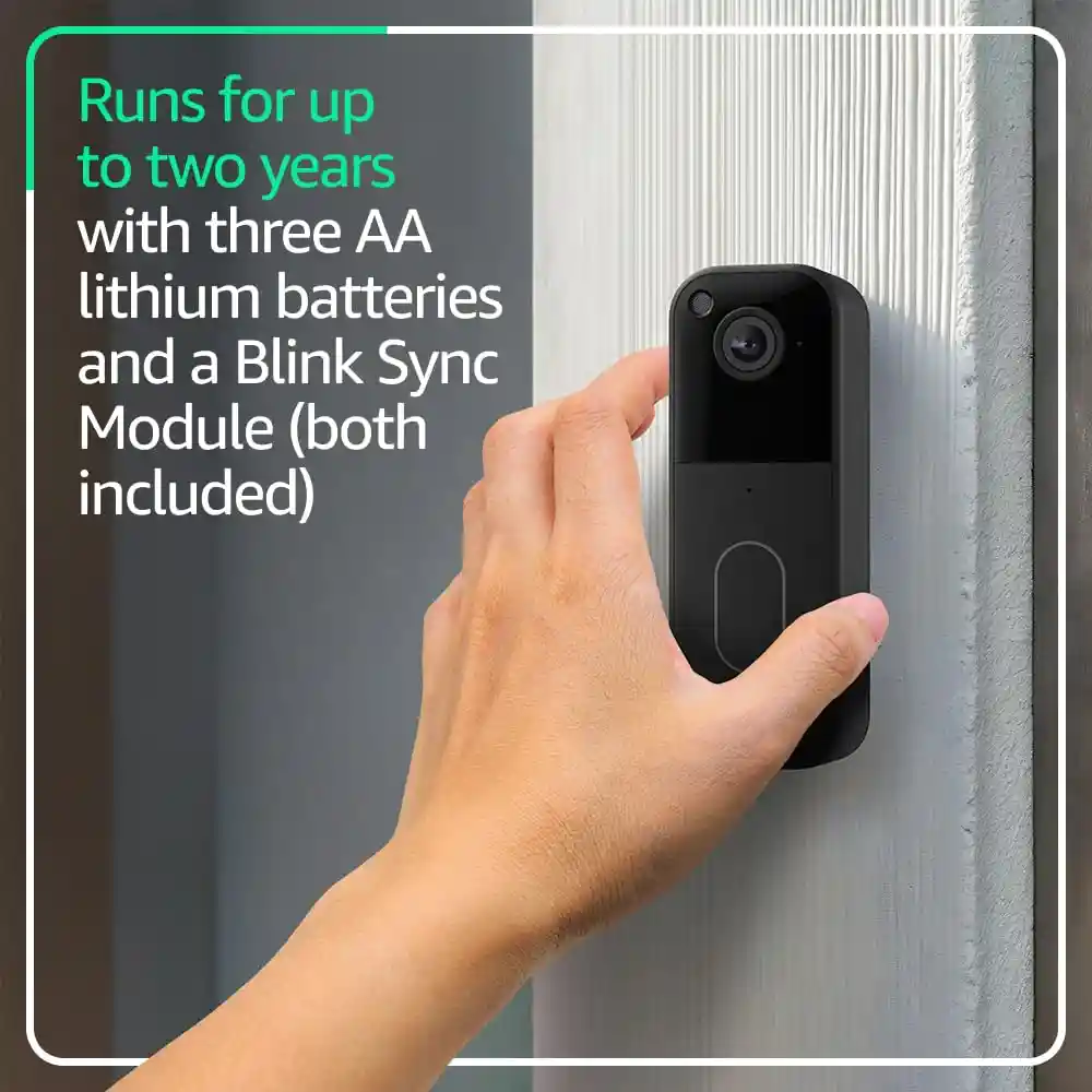 Timbre Inteligente Con Cámara Integrada Blink Calidad Premium