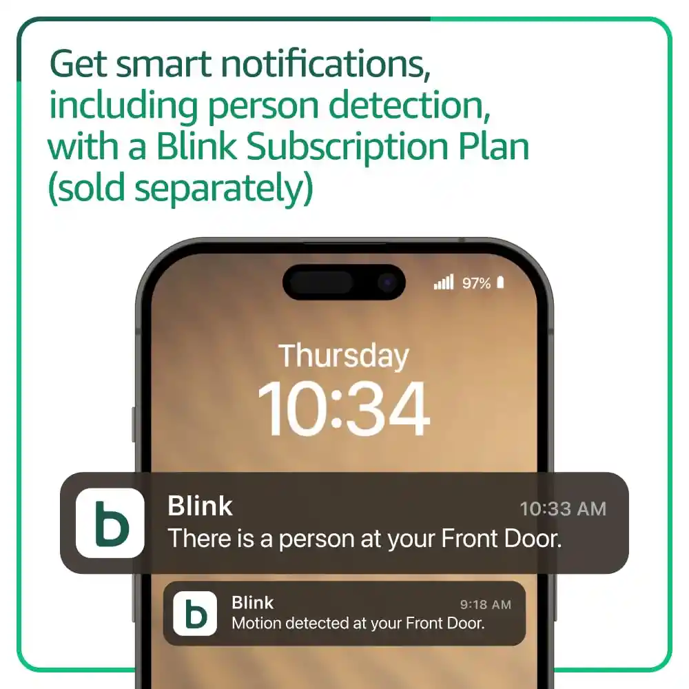 Timbre Inteligente Con Cámara Integrada Blink Calidad Premium