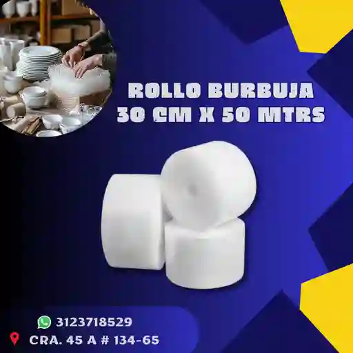 Rollo Burbuja 30 Cm X 50 Mtrs