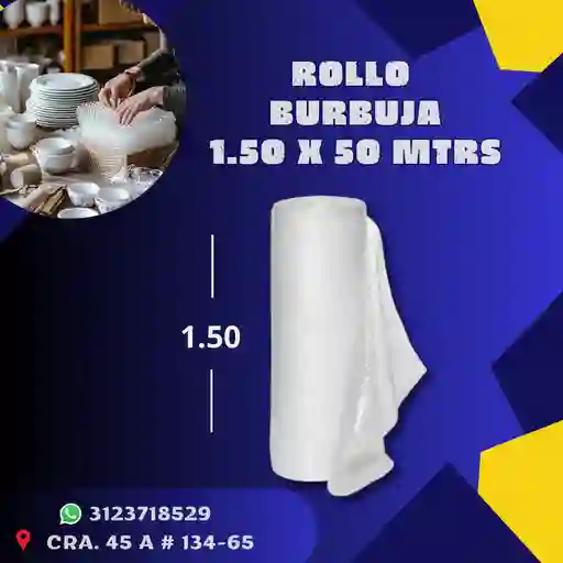 Rollo De Burbuja 1.50 X 50 Mtrs