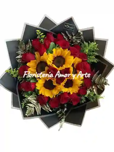 Resplandese Entre Rosas Y Girasoles