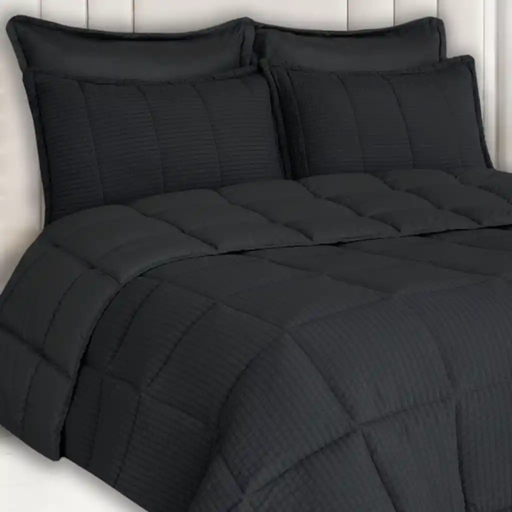 Plumón Doble Negro 3 Piezas