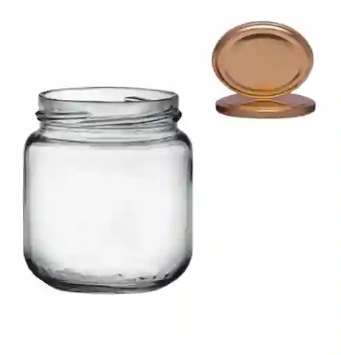 Frasco Vidrio 230 Ml, Envase Vidrio, Compotera Vidrio 230 Ml