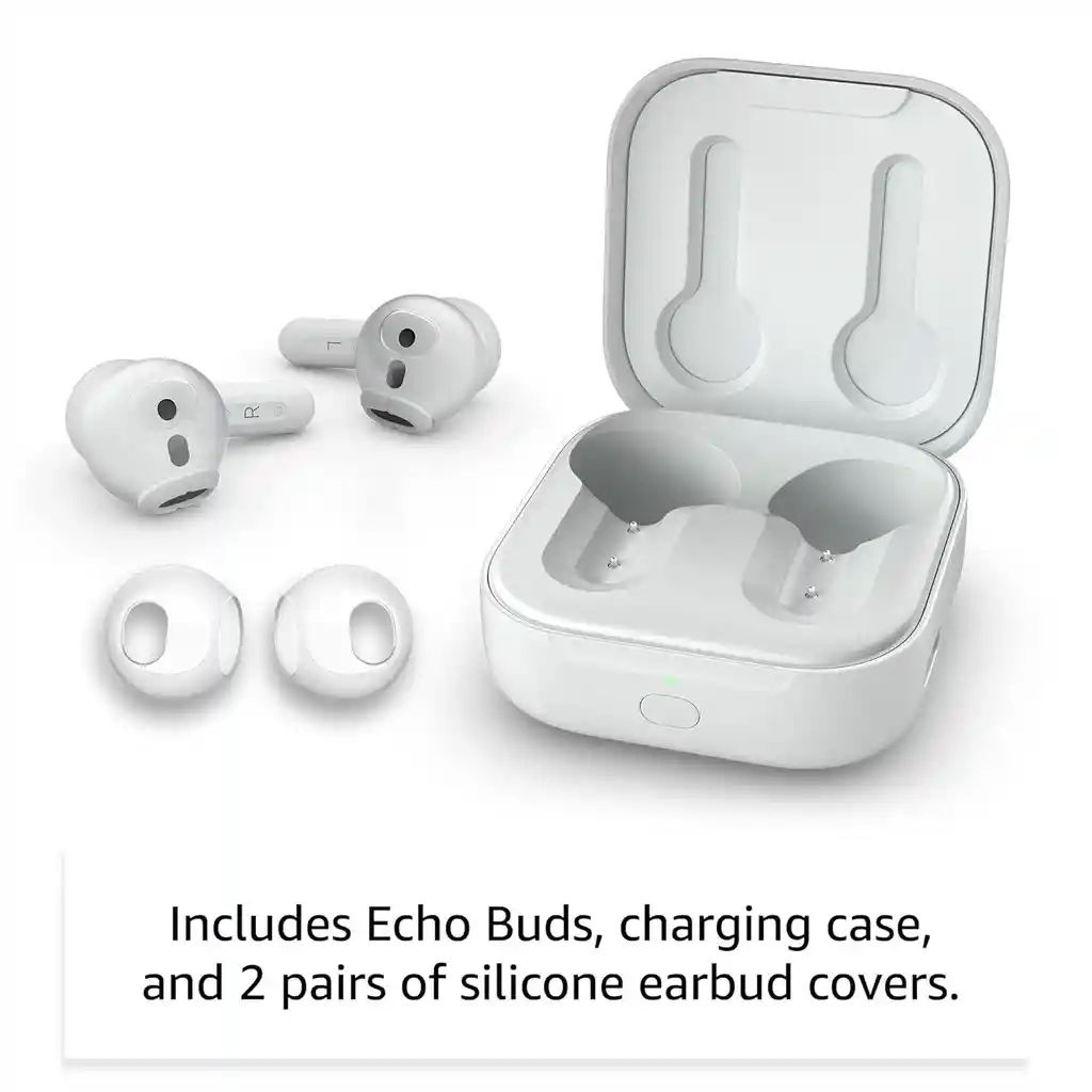 Amazon Echo Buds Audífonos Inalámbricos Bluetooth Compatible Con Alexa Blanco