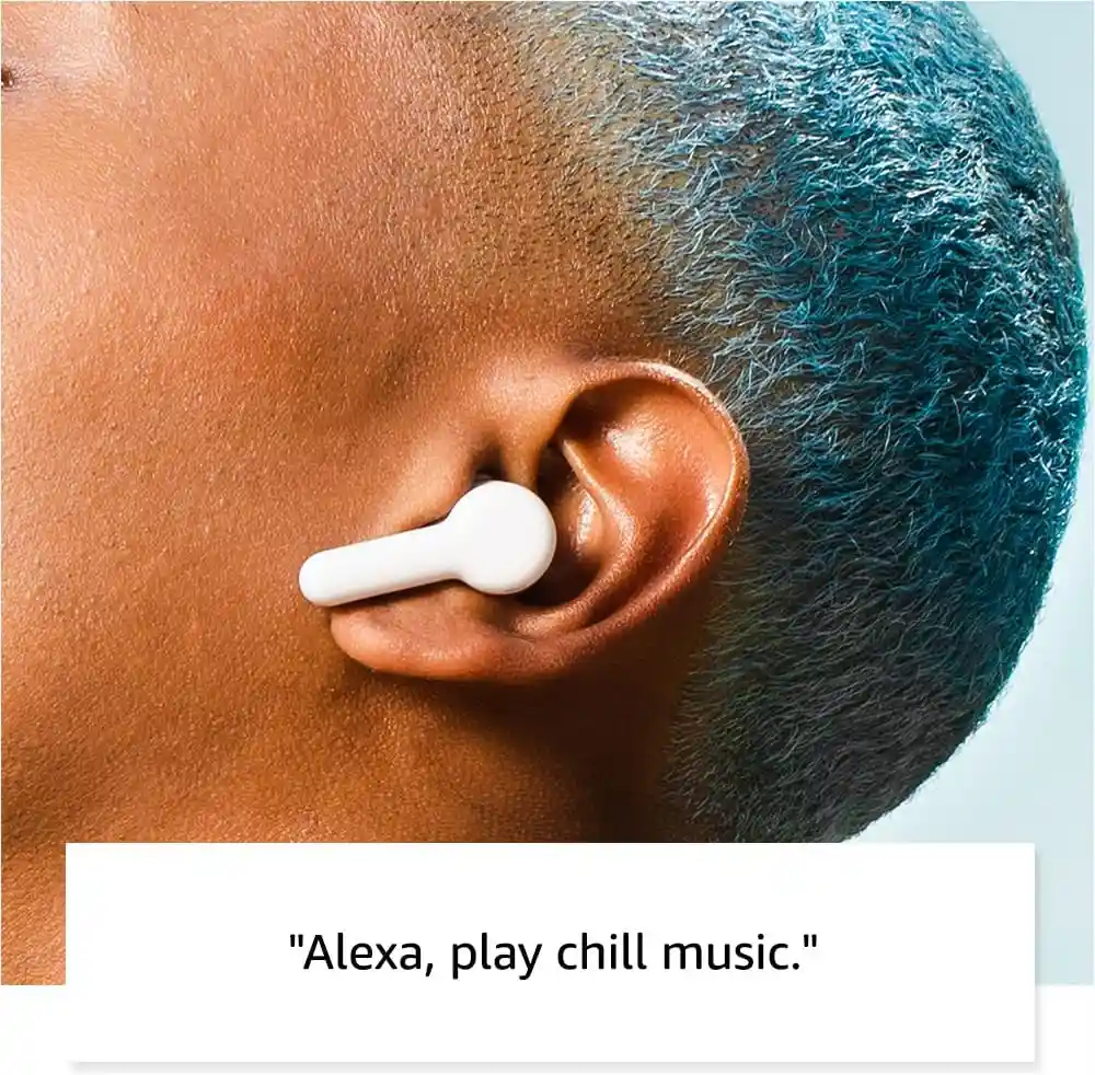 Amazon Echo Buds Audífonos Inalámbricos Bluetooth Compatible Con Alexa Blanco