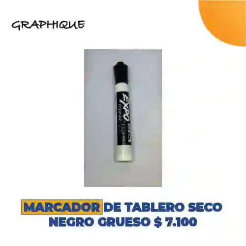 Marcador De Tablero Seco Negro Grueso