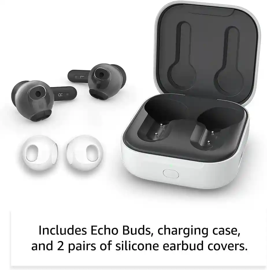Amazon Echo Buds Audífonos Inalámbricos Bluetooth Compatible Con Alexa Negro