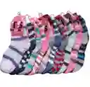 Medias Calentadoras De Rayas Pack X 3 Pares Surtidos