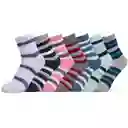 Medias Calentadoras De Rayas Pack X 3 Pares Surtidos